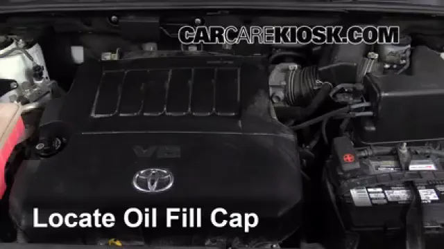 2010 Toyota RAV4 Limited 3.5L V6 Huile Ajouter de l'huile